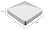 WEATHERABLES Durable White PVC Vinyl External Pyramid Post Cap for A True 4 Inch x 4 Inch Post | Single Pack | AWCP-EXT-4