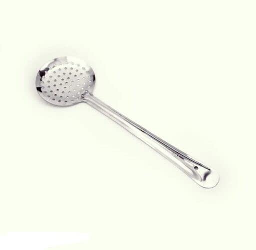 Image of Stainless Steel Big Size Laddle Cooking Spoon,Stainless Steel Heavy Guage Serving Spoon Ladel,Stainless Steel Big Size Cooking & Serving Spoons,Big Spoons for Cooking,Cookig Spoon (Skimmer)
