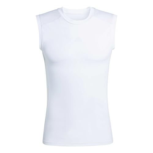 adidas Men's Techfit Compression Sleeveless T-Shirt,...