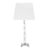 Crystal Table Lamp Cube Ice Glam Modern Lamp Shade Home Decor
