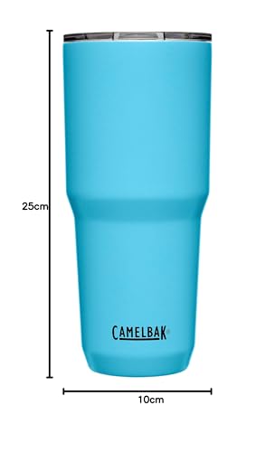 Image of CamelBak Horizon 30oz Tumbler - Insulated Stainless Steel - Tri-Mode Lid - Nordic Blue