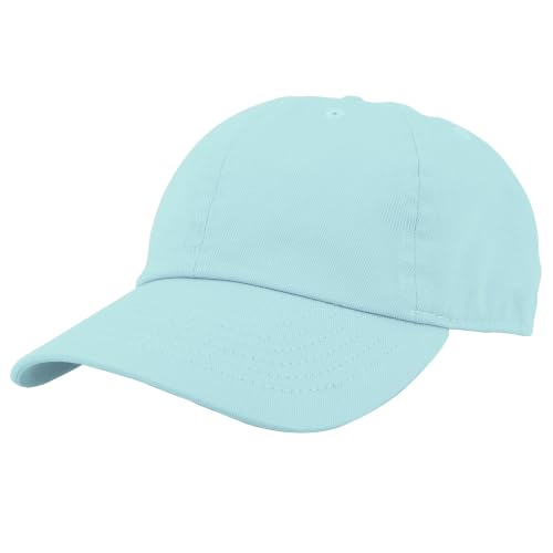 Image of Gelante Baseball Caps Hats 100% Cotton Plain Blank Adjustable Size Wholesale Bulk of 12 Pack