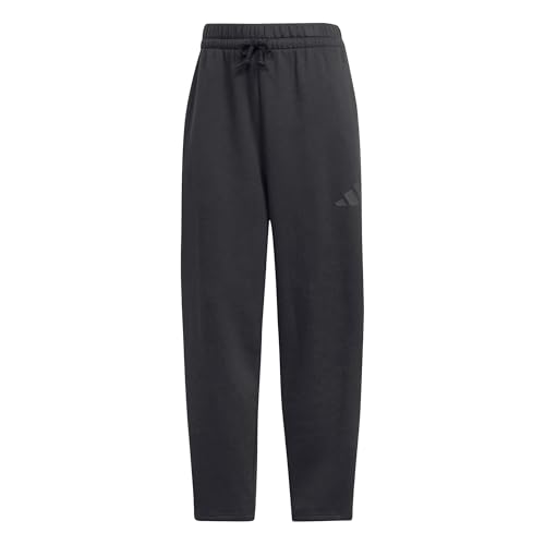 adidas Damen Essentials Contemporary Logo Fleece Barrel Pants, Black, S
