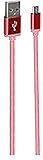 Rot ONEPLUS One mehr Kabel Micro USB Alta Calidad für Smartphone 1 m rot
