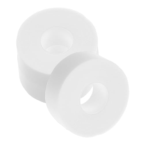 FONDOTIN Protectores de Cuello Desechables para Camisas de Hombre Cinta Adhesiva Absorbente de Sudor Tiras Recortables de Tela No Tejida Blanca 25Cm X 800Cm 3 Unidades para Uso en