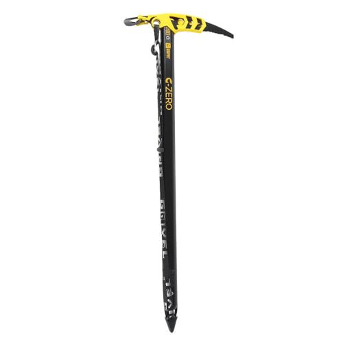 GRIVEL G Zero Black piolet c/Long EVO 58 cm CE PIOLETS DE Alpinismo, Unisex Adultos, 58