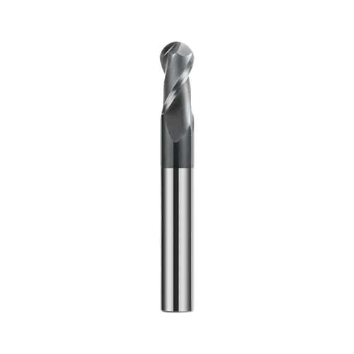 Fraise en bout carbure HRC70 R5x20 pour usinage acier trempé CNC