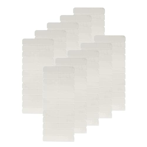 Image of Full Shine Double Sided Replacement Tape, White, 0.8cm*4cm 120PCS | Replacement Tape for Hair Extensions, Double Sided Adhesive, DIY Tape in Extension, Professional Strong Hold