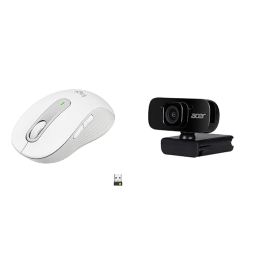 Ratón Logitech Signature M650 y cámara Acer FHD Conference para tu escritorio