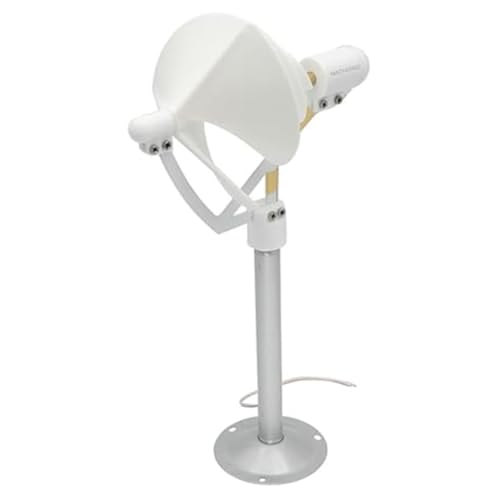 Turbine éolienne rose avec lampe d'alimentation LED pour science aérodynamique