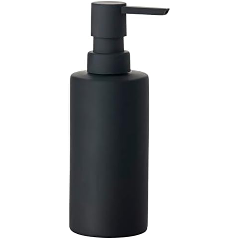 Dispensador de Jabón Solo Porcelana Negro 300 ml Cover