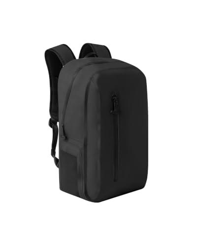 Mochila Impermeável Torrent, Invictus, 24L, Preta, PVC 500D, 32x18,5x46 cm, Estilo Gray Man, com Painéis EDC Removíveis, para Notebook até 15''