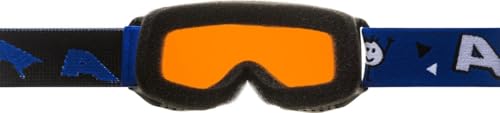 ALPINA PINEY Kinderskibrille, black-blue matt – Ansicht 3