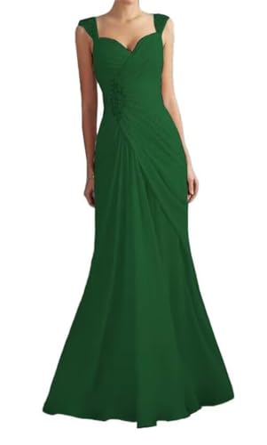 Robe mère de la mariée mousseline manches courtes fluide ZMAH363