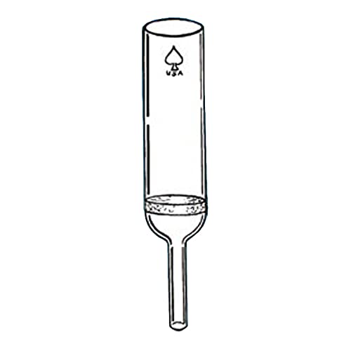 Tube de filtrage ACE Verre 7216-08 avec disque de porosité D pour absorption du soufre 130ml