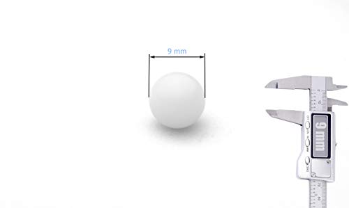 Shishakugel Set Ø 9, 10, 11 oder 12 mm (4er Set Deluxe) für viele Shishas - Ventilkugel für Wasserpfeife - Shisha Kugel (9 mm)