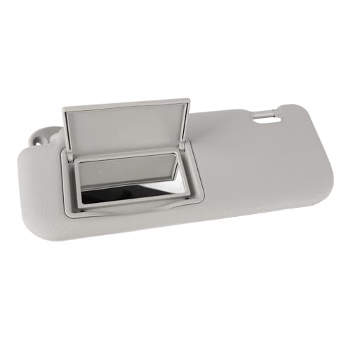 Visera antideslumbrante para Coche, Lado Izquierdo del Conductor, Gris, con Espejo de cortesía