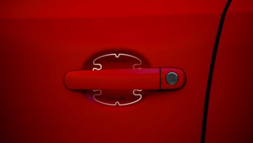 Image of BFRC 3D Gel Finish Car Door Transparent Handle Cup Scratch Guard Sticker Universal for Specific Brand (Pack of 4) (MRDRVAR) (V0LKSWAGEN)