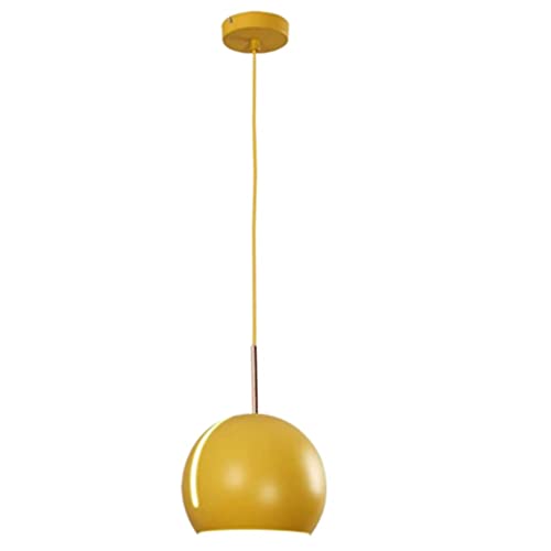 Lustre moderne en aluminium jaune E27 TYKHGFS pour décoration de salle à manger