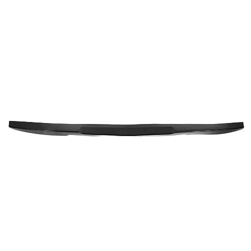 Rubber Rear Wing Trunk Spoiler, Nero Universale, Accessorio Aerodinamico per Modifica Auto, Sostituzione Parafango Posteriore, Spoiler per Coperchio Baule