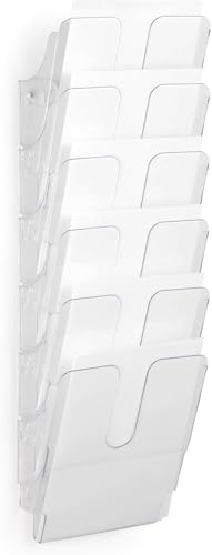 Durable Prospekthalter A4 Flexiplus Duo 6 Fächer transparent 1700140200