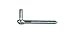 National Hardware N130-146 291BC Screw Hook Zinc plated, 5/8" x 5"
