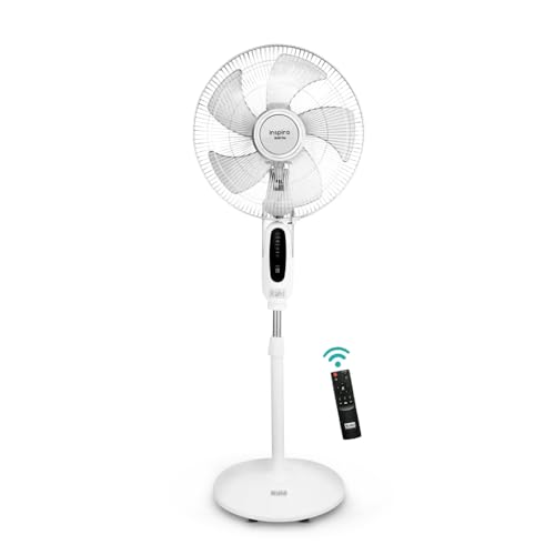 KUHL Inspira P1 | 400mm | BLDC Pedestal Fan with Remote | 5 wings | Touch Screen Control Panel |...