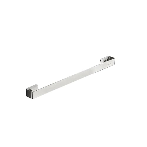 Towel Rail Stainless Steel Wall Mounted Toilet Towel Rack Holder Bath Bar Hanger Shelf Organizer(White 30cm)