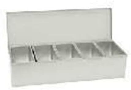 ARC-POWER for Bar Food Caddy Organizer Holder for Condiments Olives Dispenser Divider Rack