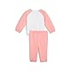 PUMA Unisex Baby MINICATS ESS Raglan Crew Set FL INF Gestrickte Anzüge, Pink Fruit, 104
