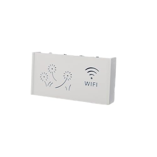 Boîte de rangement routeur WIFI et panneau de stockage pour fils blancs 40cm