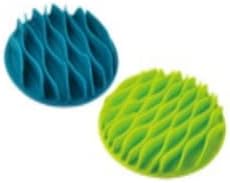 Dog Bowls Slow Feed Bowl Interactive Feeder Mat Bloat Stop Non Toxic Eco-Friendly Durable Rubber for Pet Cats Blue 7.5 inch