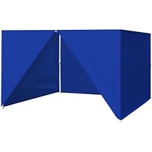 Eurmax USA Full Zippered Walls for 8x8 Easy Pop Up Canopy Tent,4 Walls ONLYRoyal Blue