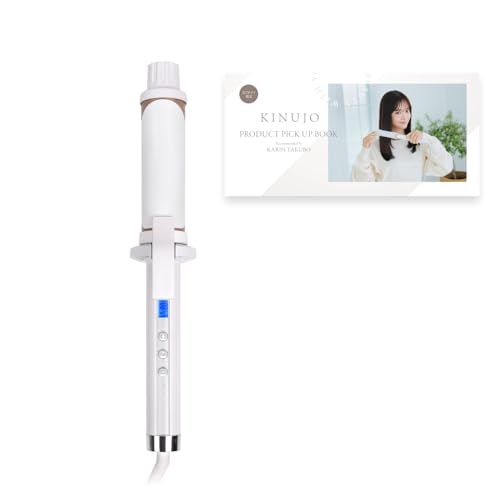 ハ*レ様 絹女 KINUJO 28mmホワイト カールアイロン 超美品‼️限定販 ハ*レ様 絹女 KINUJO 28mmホワイト カールアイロン 超美品‼️限定