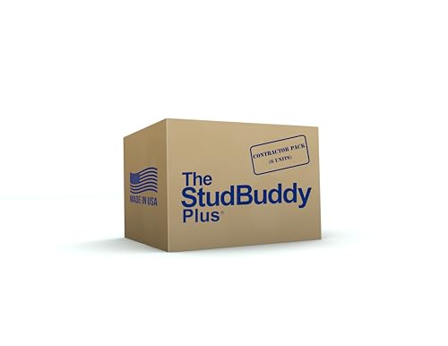Image of The StudBuddy Plus Magnetic Stud Finder with Level - Made in the USA - Easy to Use Stud Finder for Drywall and Wood