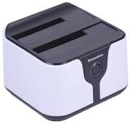 Insasta Dual 2.5"3.5" External Hard Drive Case 6 Gbps USB 3.0 HDD Docking 2 Bay USB HDD Docking Station Sata HDD Caddy HD03