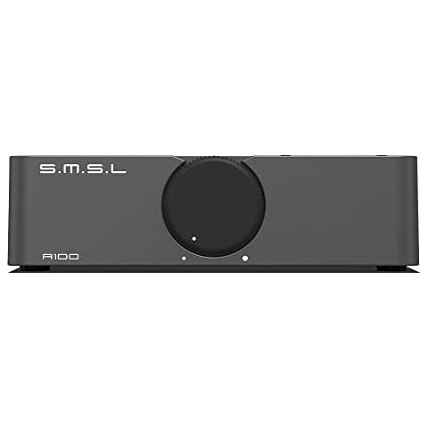 S.M.S.L A100 Bluetooth 5.0 Stereo Audio Mini Class D Amplifier MA12070 Chip 2 Channel Amp Receiver for Home Desktop Speakers 80Wx2 Cover