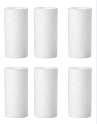 Aqua Tej 5 Inch Spun Cartridge Filter for Washing Machines Suitable for Eco Crystal Fresh n Clean J (Pack of 6 Refills)-image-44