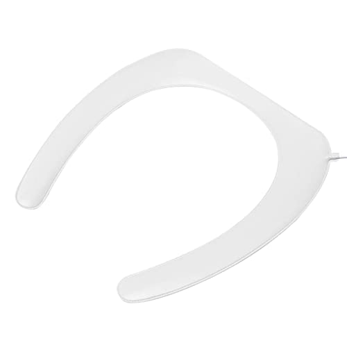 BBVP Smart USB Heated Warmer Toilet Seat Cover Pad, Constant Temperature Heating Toilet Seat Covers Cushion, Universal Self-adhesive Waterproof Toilet Pad Washable Reusable (White) BBVP Smart USB Heated Warmer Toilet Seat Cover Pad, Constant Temperature Heating Toilet Seat Covers Cushion, Universal Self-adhesive Waterproof Toilet Pad Washable Reusable (White)