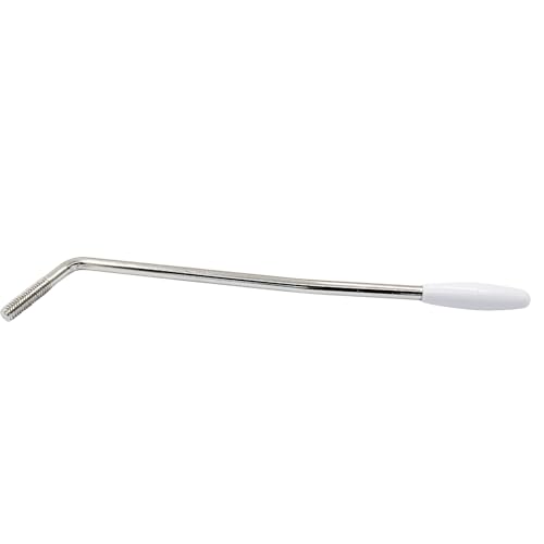 Murtenze 6MM Tremolo Arm Electric Guitar Tremolo, Whammy Bar with Tip Thread Metal Single Tremolo Arm for Squier Stratocaster Electric Guitar Tremolo System (Silver)