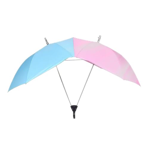 Parapluie pour 2 adultes coupe-vent avec armature solide et large dôme de protection