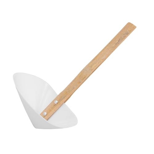 NAMOARLY Chinese Spoon Water Ladle Vintage Bath Dipper for Hair Washing Sturdy Construction Smooth Finish Multifunctional Use for Asian Soup and Rice Serving