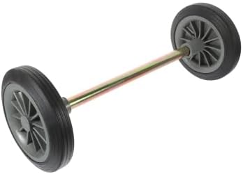 Trash Can Replacement Wheels: Outdoor Gallon Garbage Bin Wheels with Hollow Shaft for Garbage Can Waste Container Dollies Pulley