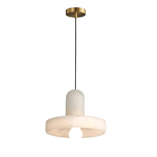 Luminaires suspendus blancs abat-jour en marbre pour en finir avec l'ombre