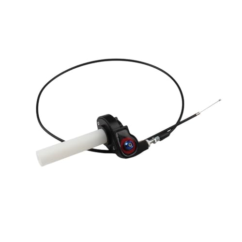Poignées d'accélérateur de moto universelles avec long câble 1200mm pour guidon 7/8" 22mm