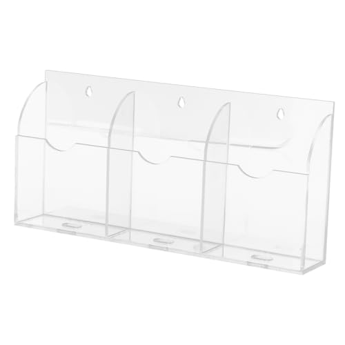 MAGICLULU Acrylic Slot Wall Mounted Mobile Charging Station Holder
