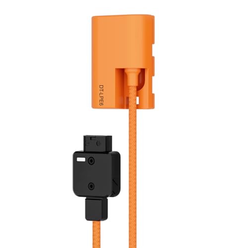 Batería falsa D Tap para Canon 80D 5DIV y 90D cable de alimentación continua 6