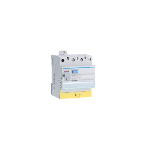 interrupteur différentiel hager - 25a - 30 ma - 3 pôles + neutre - type hpi - vis / vis