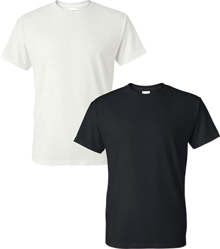T-shirt 50/50 G800 blanc et noir en taille S de 158,8 g