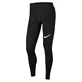Nike Herren Padded Gardien Goalkeeper Tight Pants, Black/Black/White, L EU